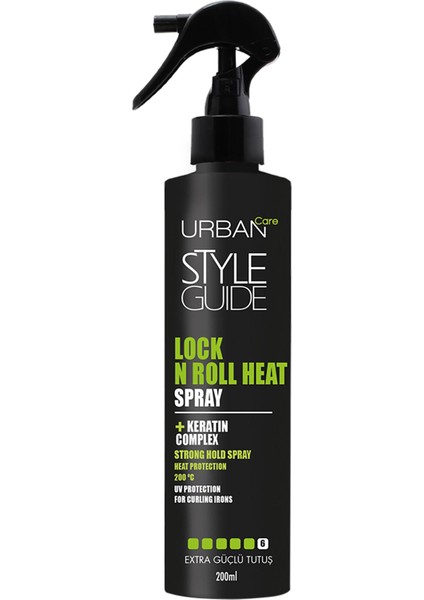 URBAN Care  Style Guide Lock N Roll Heat Spray  200 ml