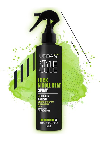 URBAN Care  Style Guide Lock N Roll Heat Spray  200 ml