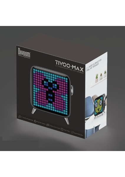 Tivoo Max Siyah Bluetooth Hoparlör