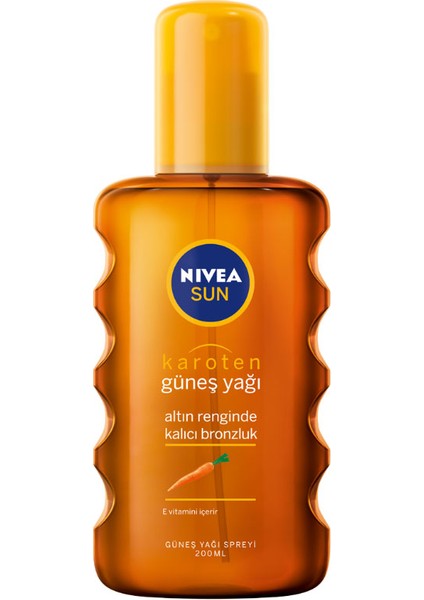 Karoten Özlü Yoğun Bronzlaştırıcı Sprey Güneş Yağı + Nivea Sun Güneş Sonrası Sprey 24 Saat Nem fiyatları