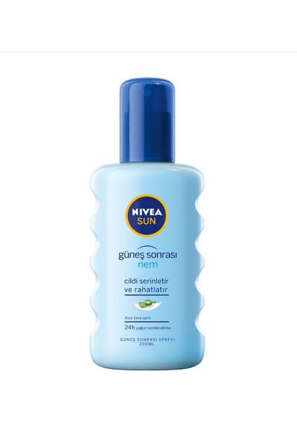 Karoten Özlü Yoğun Bronzlaştırıcı Sprey Güneş Yağı + Nivea Sun Güneş Sonrası Sprey 24 Saat Nem modelleri