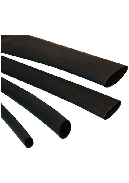 Daralan Makaron 25.4mm Siyah 1 m