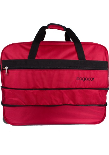 Tekerlekli Genişleyebilir 3'lü Set Seyahat Valizi Kırmızı fiyatları