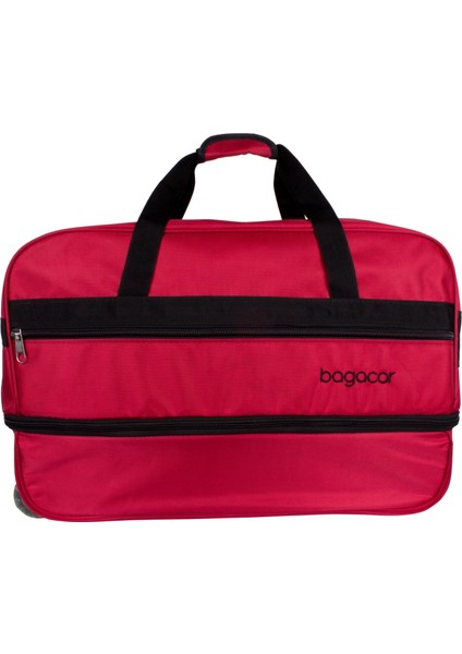 Tekerlekli Genişleyebilir 3'lü Set Seyahat Valizi Kırmızı fırsatları