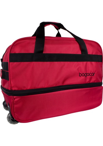 Tekerlekli Genişleyebilir Kabin Boy Seyahat Valizi Kırmızı modelleri