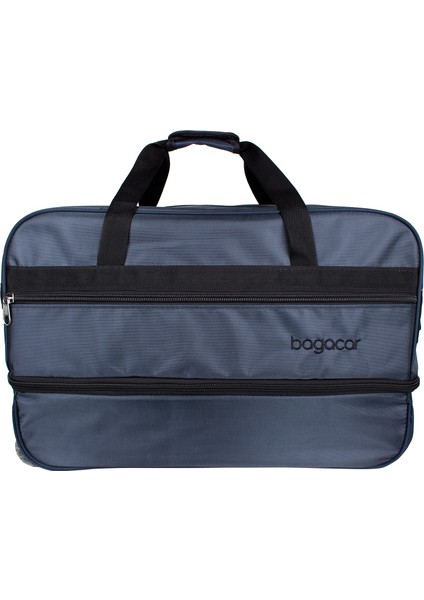 Tekerlekli Genişleyebilir Orta Boy Seyahat Valizi Lacivert fırsatları