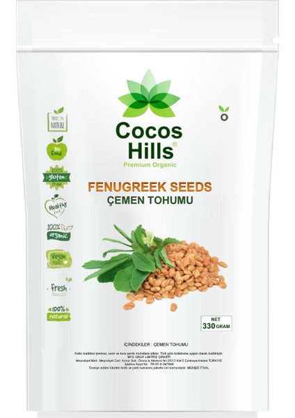 Fenugreek Seeds Çemen Tohumu 330 Gram