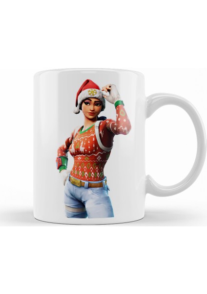 Fortnite Battle Royale Woman Kupa Bardak Porselen