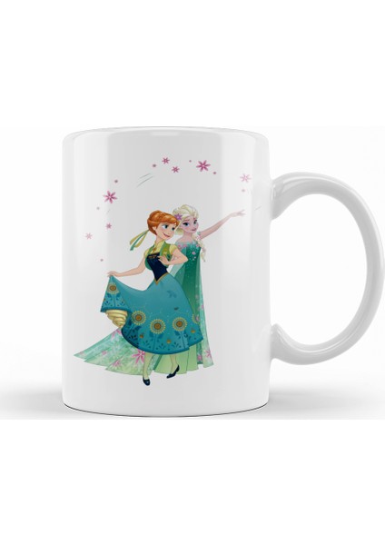 Elsa Anna Olaf The Walt Disney Company Kupa Bardak Porselen