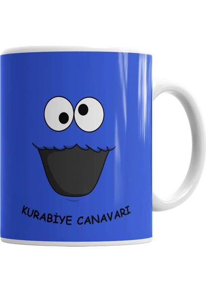 Kurabiye Canavarı Kupa Bardak Porselen
