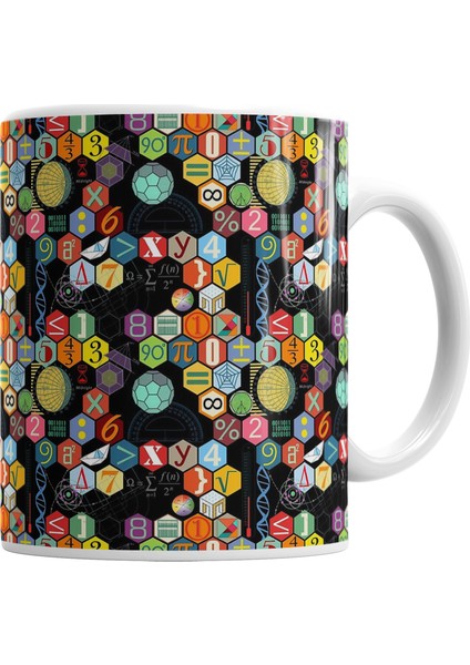 Matematik Formül Kupa Bardak Porselen