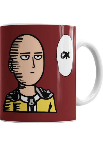 One Punch Man Kupa Bardak Porselen
