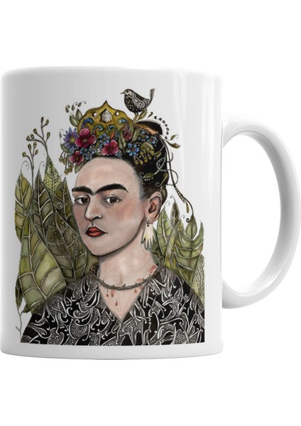 Frida Kahlo Kupa Bardak Porselen