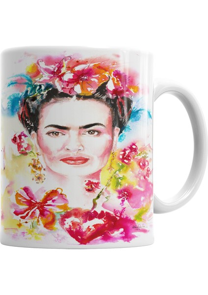Frida Kahlo Kupa Bardak Porselen