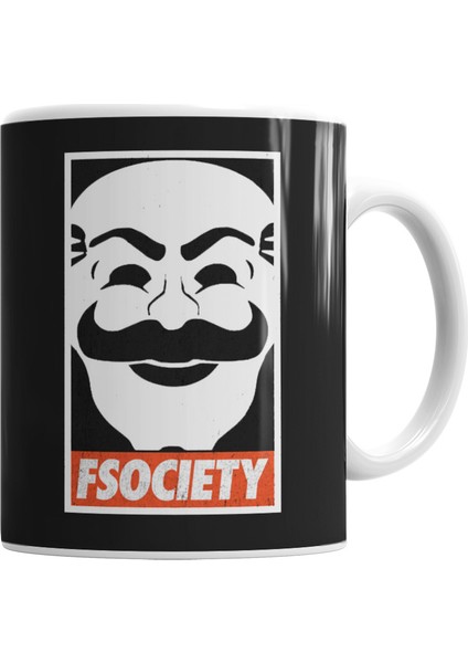 Fsociety Kupa Bardak Porselen