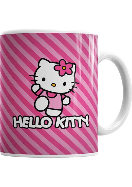 Baskı Dükkanı Hello Kitty Kupa Bardak Porselen