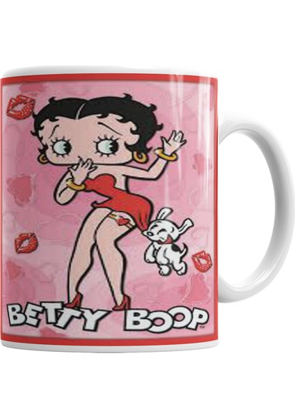 Betty Boop Kupa Bardak Porselen