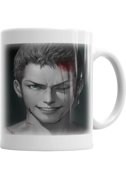 Roronoa Zoro Real Life Kupa Bardak Porselen