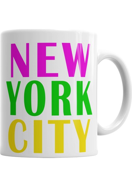 New York City Kupa Bardak Porselen