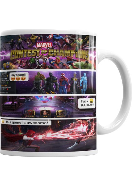 Marvel Contest Of Champions RoXx INK Kupa Bardak Porselen
