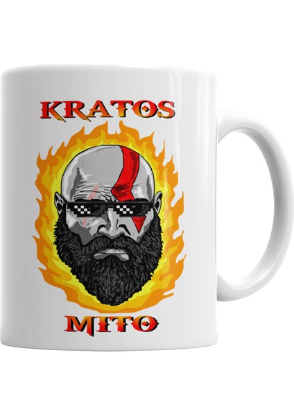 Kratos Mito Kupa Bardak Porselen
