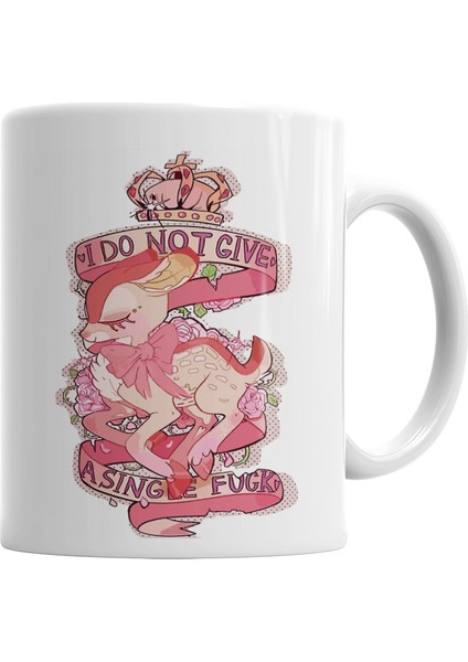 I Dont Give A Single Fuuck Kupa Bardak Porselen