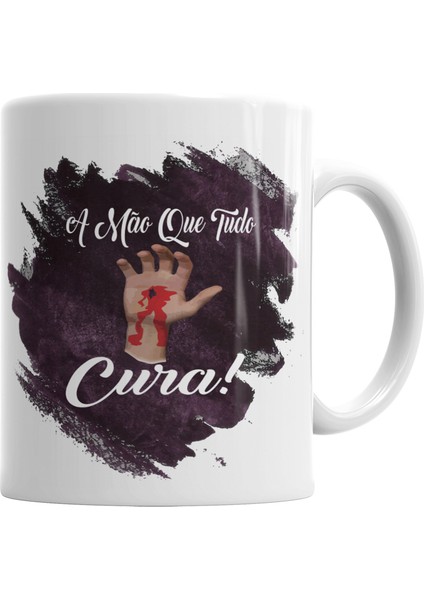 Jesus A Mao Que Tudo Cura Kupa Bardak Porselen