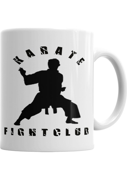 Karate Fight Club Kupa Bardak Porselen