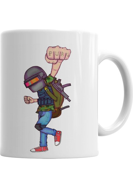 Feminina Battlegrounds Kupa Bardak Porselen
