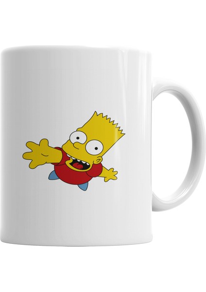 Bart Simpsons Kupa Bardak Porselen
