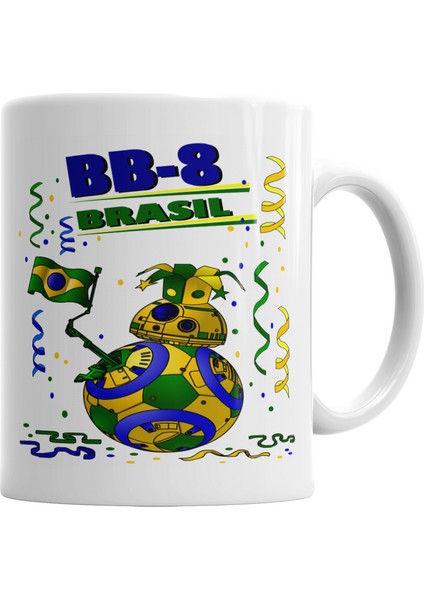 BB-8 Brasil Star Wars Kupa Bardak Porselen
