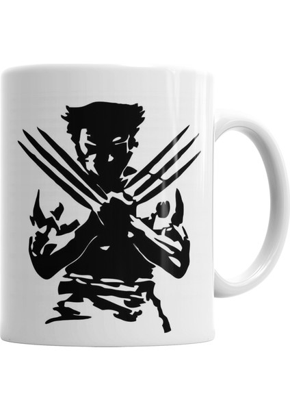 Wolverine White Kupa Bardak Porselen