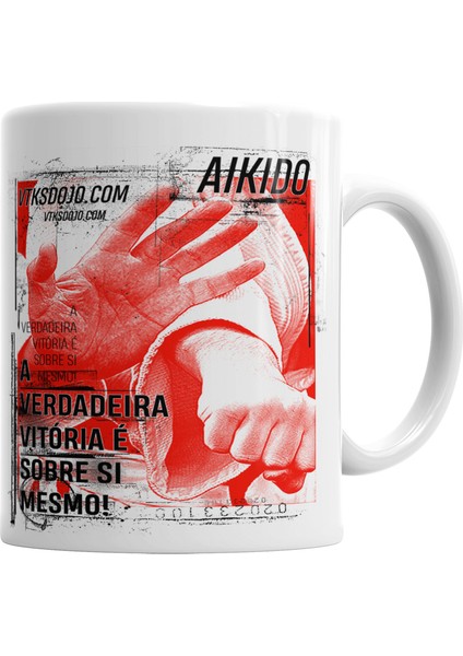 Aıkıdo Poster Kupa Bardak Porselen
