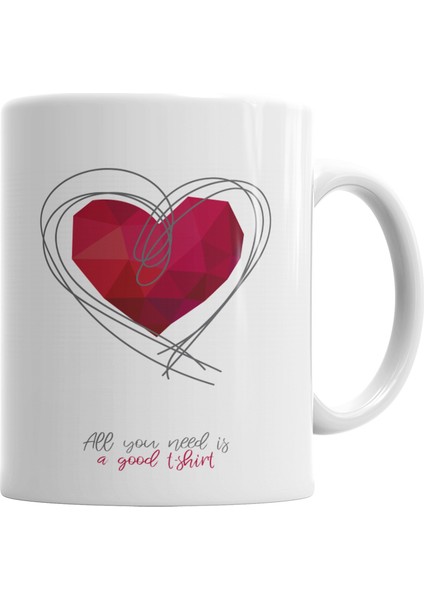 All You Need Kupa Bardak Porselen