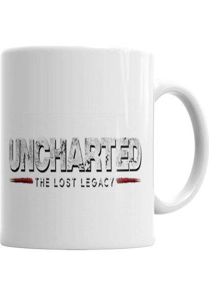 Uncharted The Lost Legacy Logo Kupa Bardak Porselen
