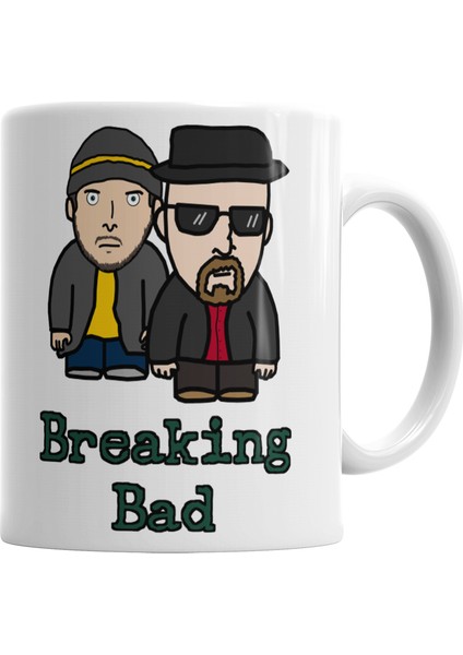 Walter White e Jesse Pinkman Kupa Bardak Porselen