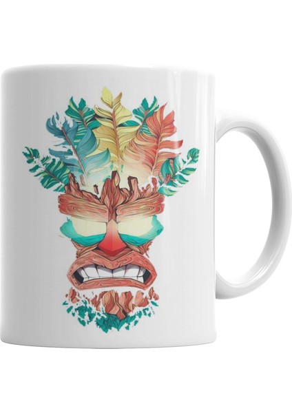 NerdStock Uka Uka Crash Bandicoot Kupa Bardak Porselen