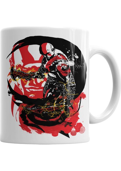 Kratos God Of War Kupa Bardak Porselen