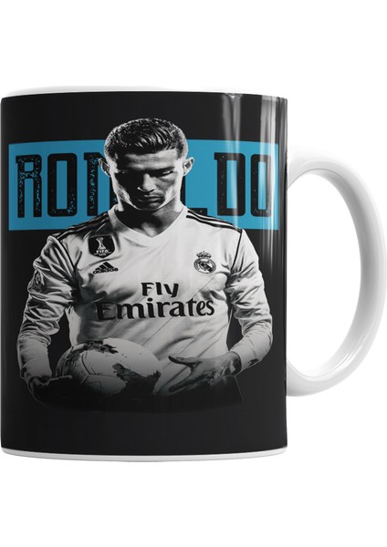 Cristiano Ronaldo Melhor Do Mundo Kupa Bardak Porselen