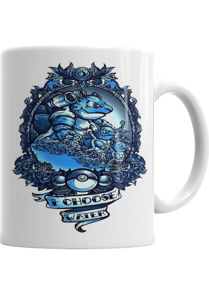 Choose Water Kupa Bardak Porselen