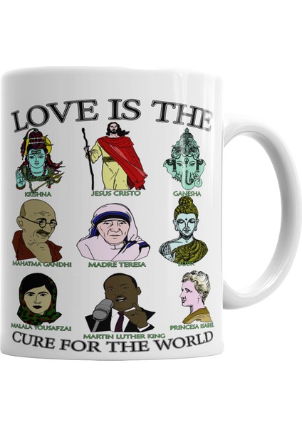 Amor E A Cura Kupa Bardak Porselen