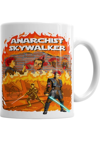 Anarchist Skywalker Star Wars Kupa Bardak Porselen