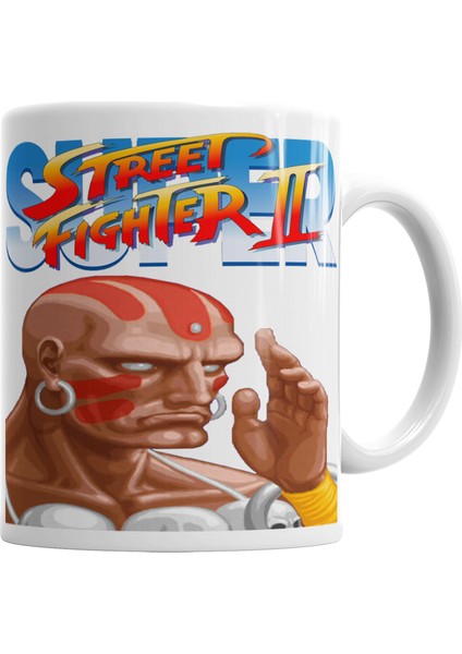 Street Fighter Dhalsim Kupa Bardak Porselen