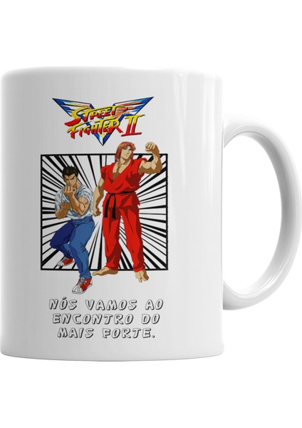 Street Fighter Victory Kupa Bardak Porselen