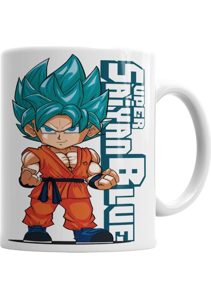 Super Saiyan Blue Kupa Bardak Porselen