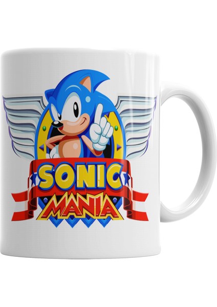 Sonic Mania Kupa Bardak Porselen