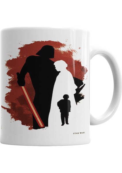 Luk And Dark Star Wars Kupa Bardak Porselen
