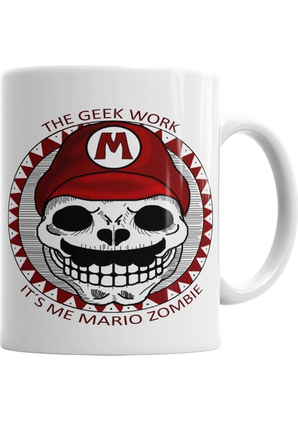 Süper Mario İts Me Mario Kupa Bardak Porselen