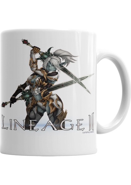 Line Age 2 Darkelf Kupa Bardak Porselen
