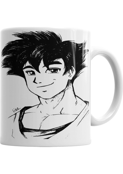 Goku Super Dragon Ball Kupa Bardak Porselen